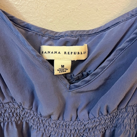 Silk Banana Republic Dress. Sz M - Picture 4 of 7